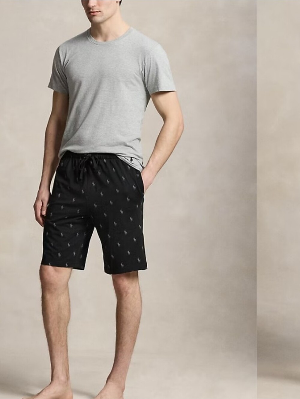 (2) Polo by Ralph Lauren Signature Pony Sleep Shorts Size Large Cotton 8" Bundle